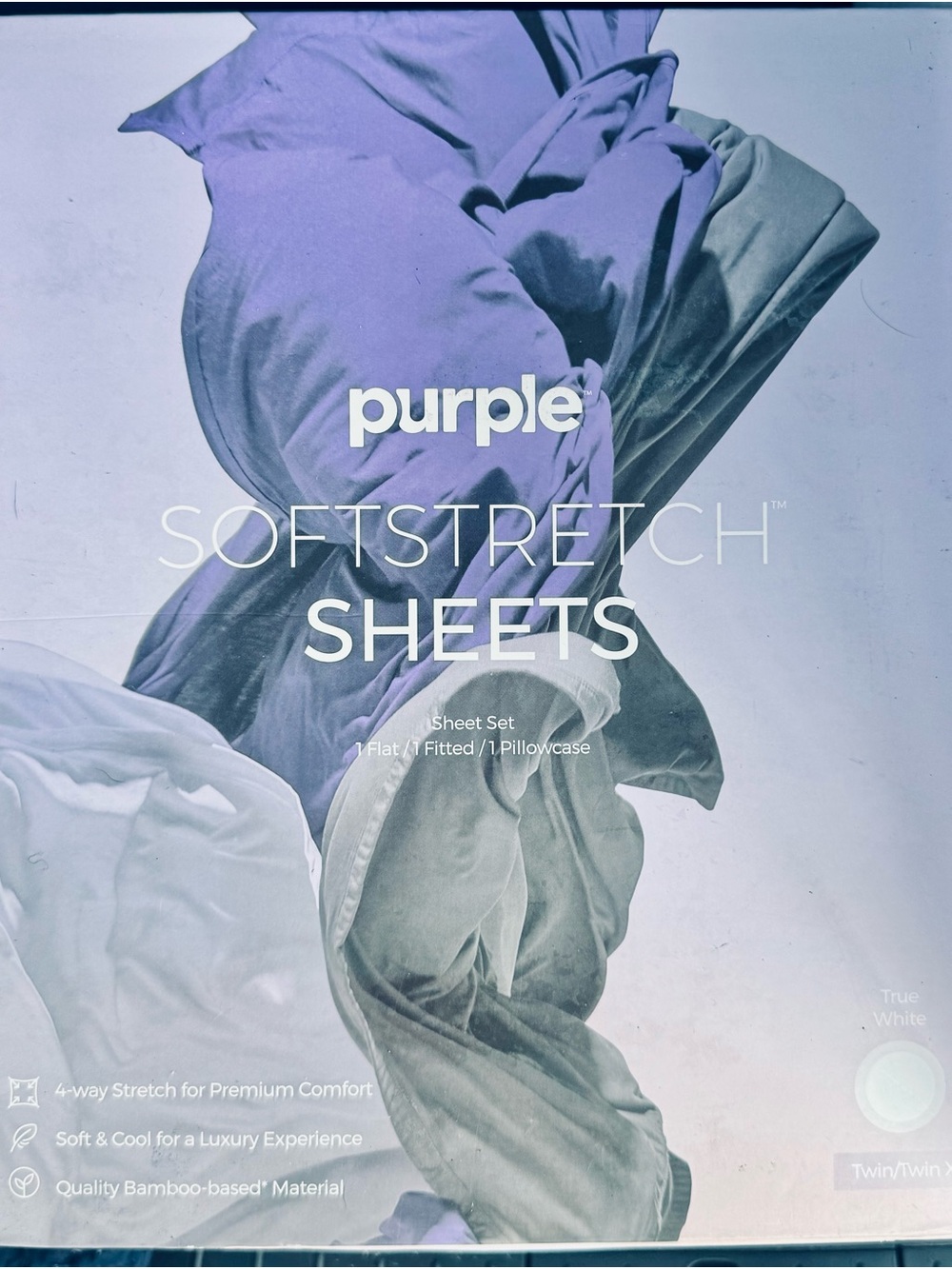 Purple SoftStretch Sheets - Purple Bamboo-Blend Comfort